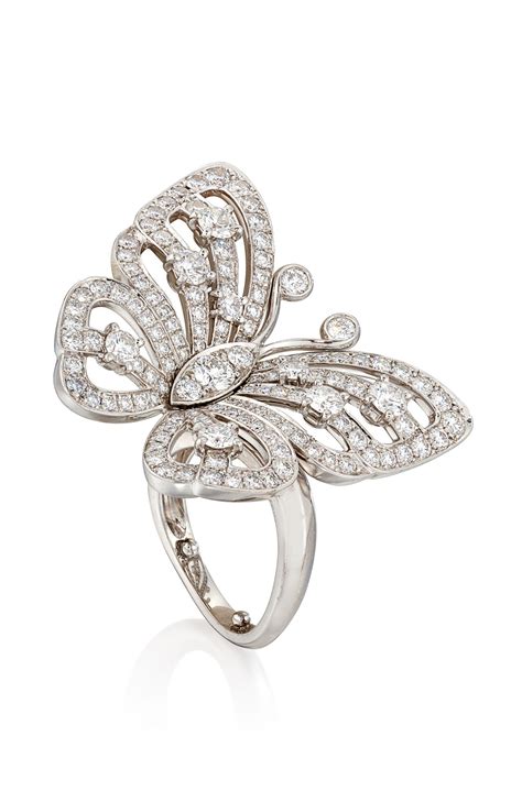 van cleef flying butterfly ring